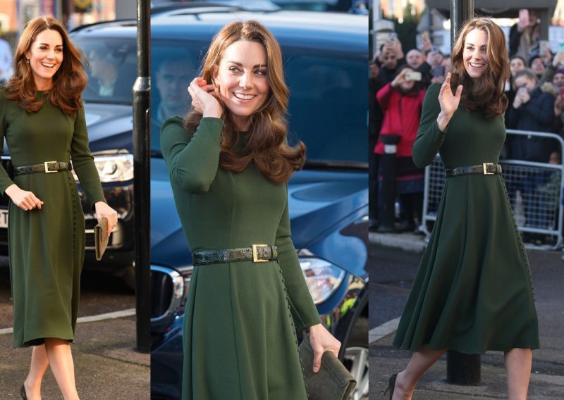 U zelenom od glave do pete: Kate Middleton nikad nije izgledala bolje