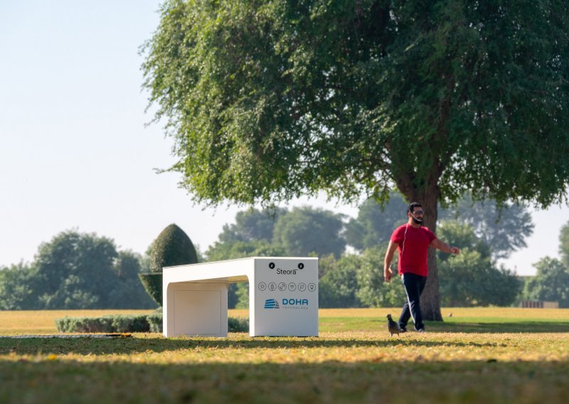 Arapi oduševljeni: Pametne klupe solinske tvrtke postavljene u najvećem katarskom parku