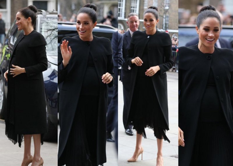 Poput šogorice Kate Middleton: Meghan Markle reciklirala omiljeni crni kaput