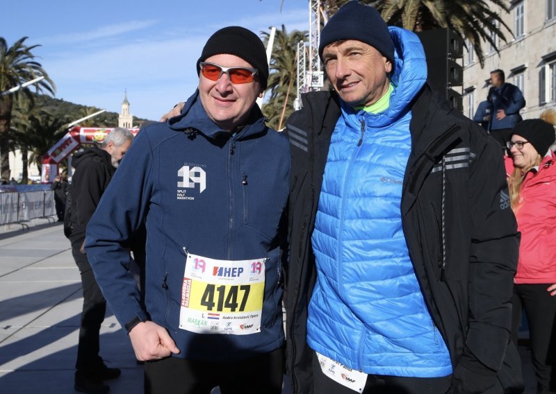Borut Pahor trčao na splitskom polumaratonu 21 kilometar, gradonačelnik Opara odradio 5