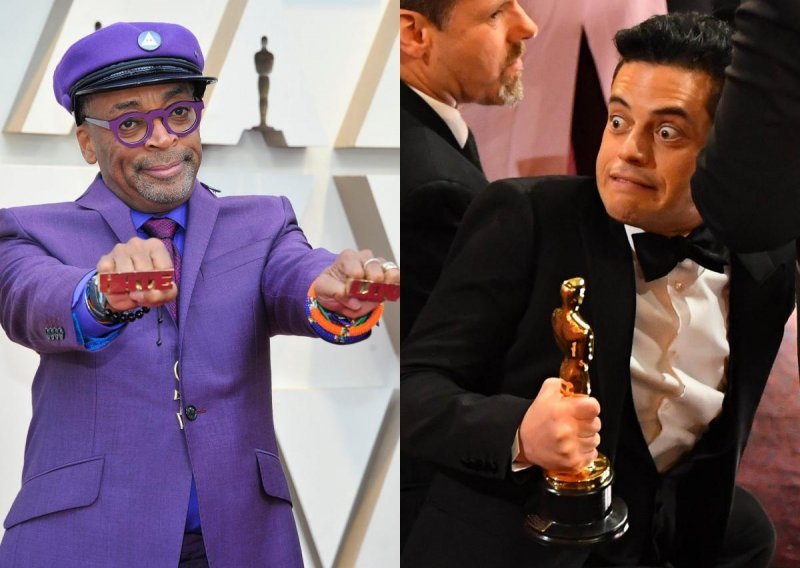 Pomalo dosadnu dodjelu Oscara Rami Malek 'začinio' je padom, a Spike Lee bijesnim istupom