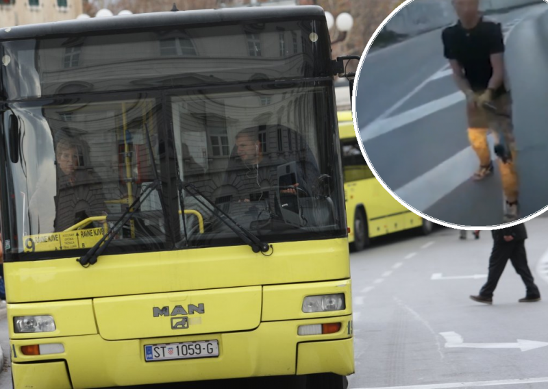 Kazneno prijavljen nasilnik koji je demolirao autobus u Solinu