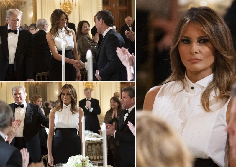 Samo na Melaniji Trump crno-bijela kombinacija može izgledati ovako glamurozno