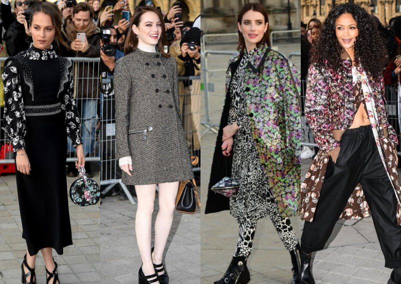 Holivudske dame izazvale pomutnju u francuskoj prijestolnici mode