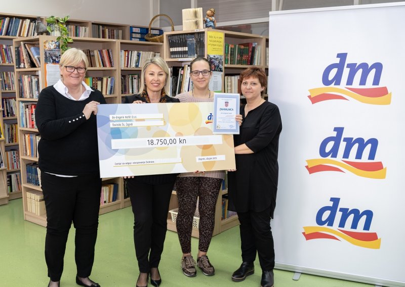Centru za odgoj i obrazovanje Dubrava dm predao donaciju vrijednu 18.750 kuna