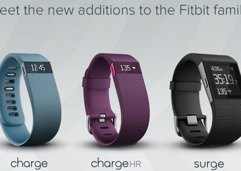 Fitbit otkrio svoje nove nosive gadgete: Charge, Charge HR i Surge