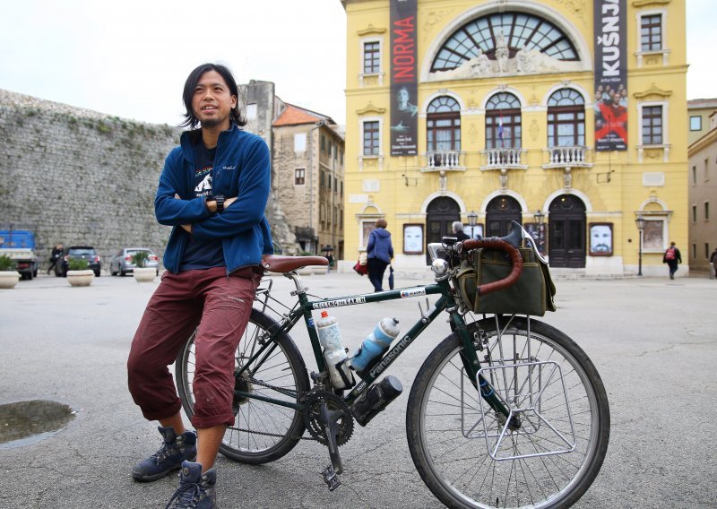 Hrvatska mu je, kaže, baš legla: Japanac biciklom prešao 10.000 km