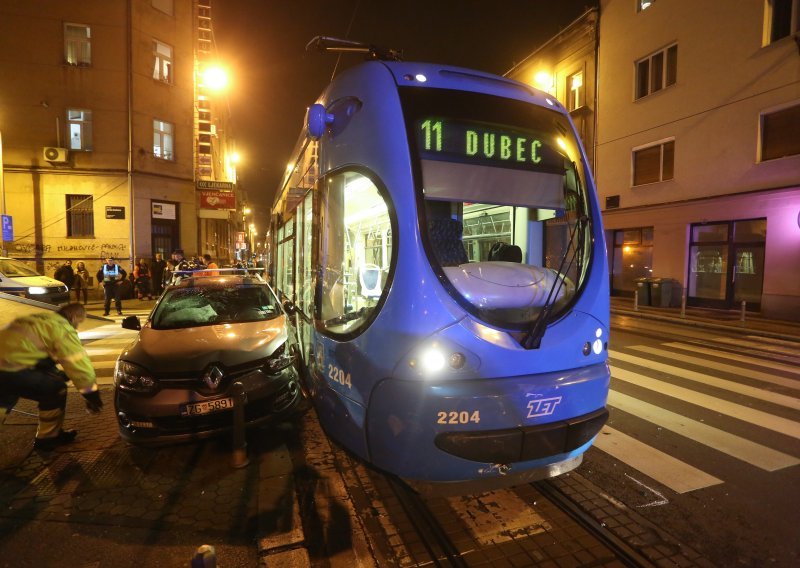 Sudar na Ilici blokirao tramvajski promet na sat vremena