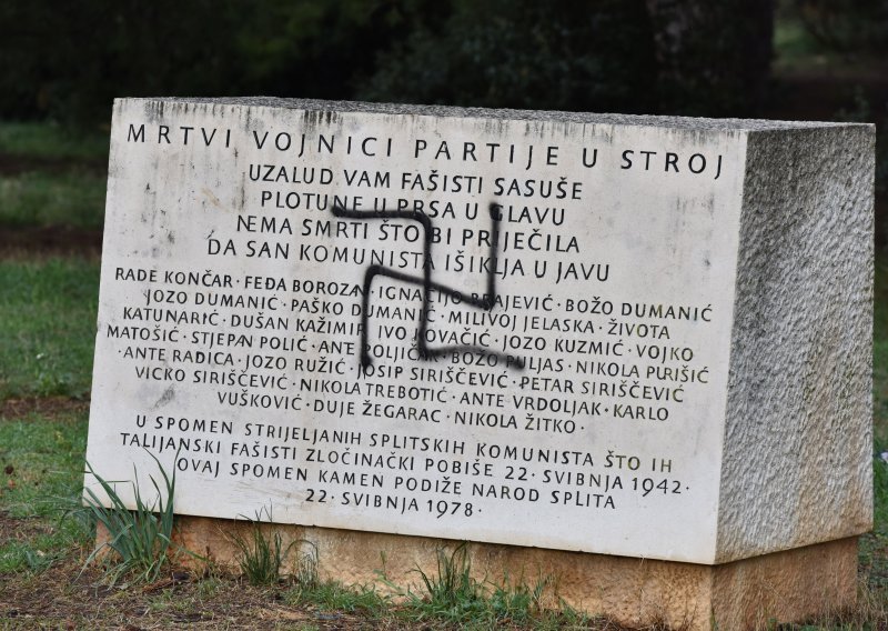 Već pet dana nitko ne briše fašističke grafite sa šibenskih zidova