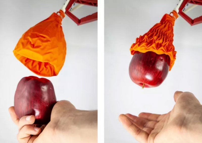 Ovaj robot može dići teret sto puta teži od njega i dovoljno je pažljiv da ne ošteti jabuku