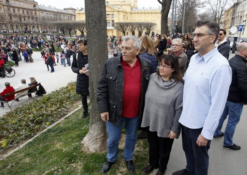 Plenković je jutros bio na 'inicijativi', ne na 'prosvjedu': Nasilje u obitelji treba strože kažnjavati