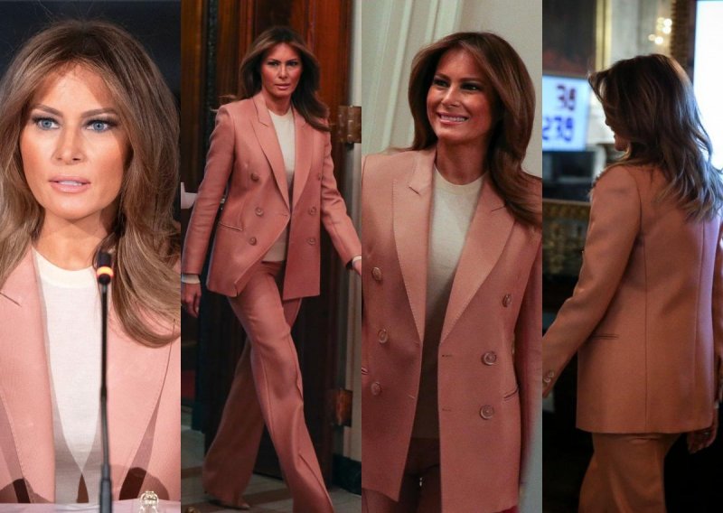 Melania Trump poput Kate Middleton: Reciklirala elegantno odijelo i izmamila pregršt komplimenata