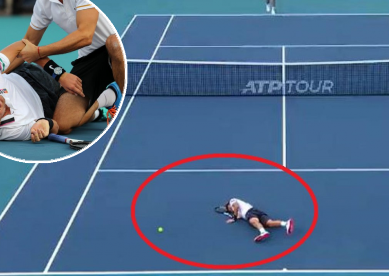 Gledatelji u šoku; pogledajte kako se usred meča mladi španjolski tenisač srušio i molio pomoć