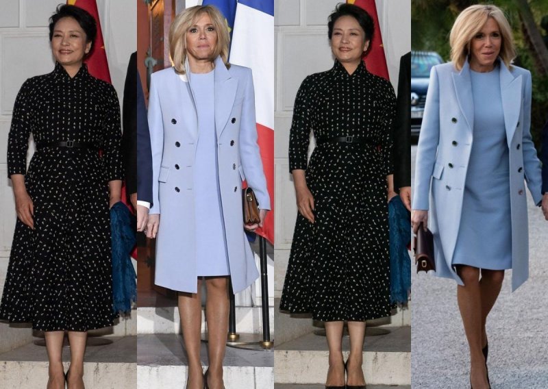 Brigitte Macron odmjerila modne snage s prvom damom Kine
