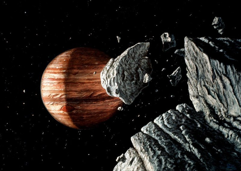 Znanstvenici pretpostavljaju kako je u Jupiter nekad davno udario planet veličine Neptuna