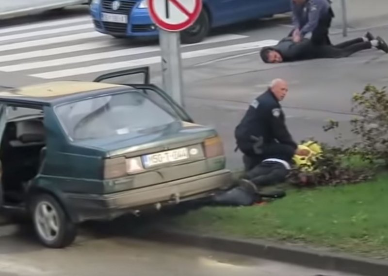 [VIDEO] Rotirke i sirene probudile stanovnike Ogulina, pogledajte dramatične scene uhićenja migranata