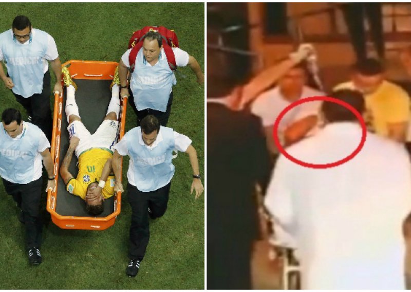 Pogledajte Neymarove suze i odlazak u bolnicu!