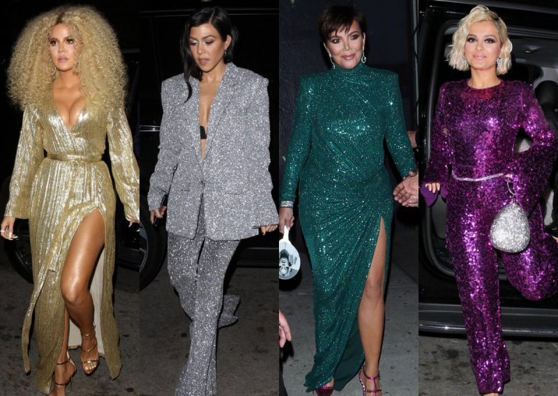 Noć šljokica i glamura: Kardashianke i ovoga puta u središtu pozornosti