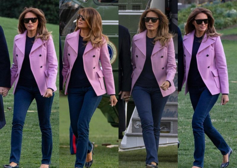 Odlično joj pristaje: Melania Trump definitivno ima novu omiljenu boju u svom ormaru