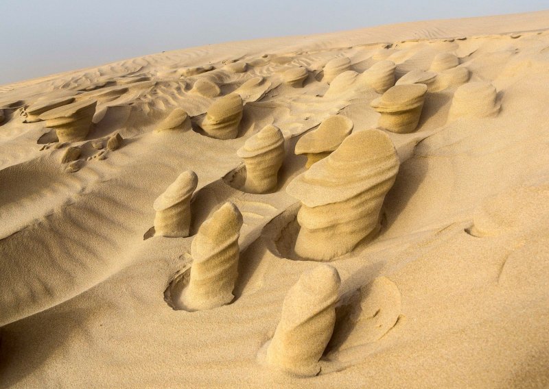Pijesak i vjetar zajedno rade čuda, na što vas podsjećaju ovi oblici?