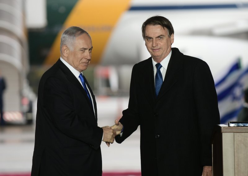 Bolsonaro s Netanyahuom ispred Zida plača