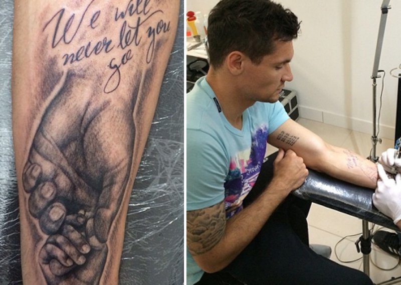 Dejan Lovren uoči Brazila iscrtao dirljivu tetovažu