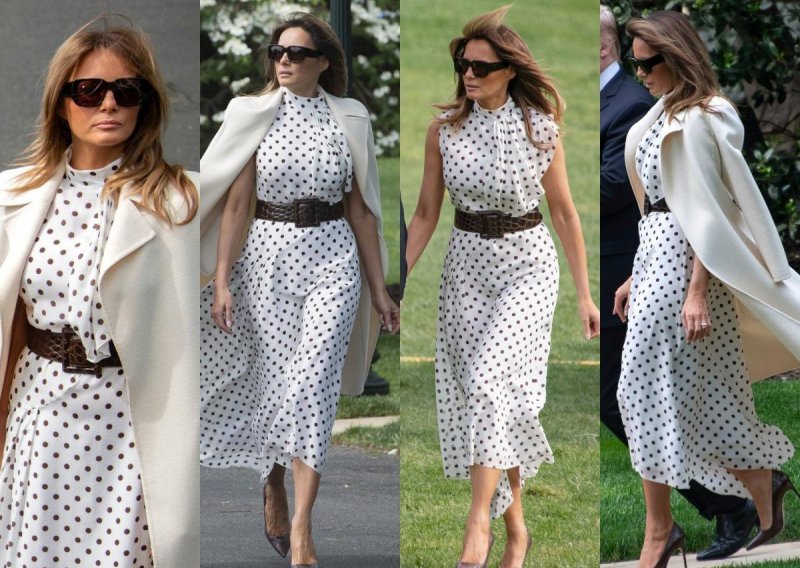 Melania Trump zablistala u modnom klasiku kojem ne može odoljeti ni Kate Middleton