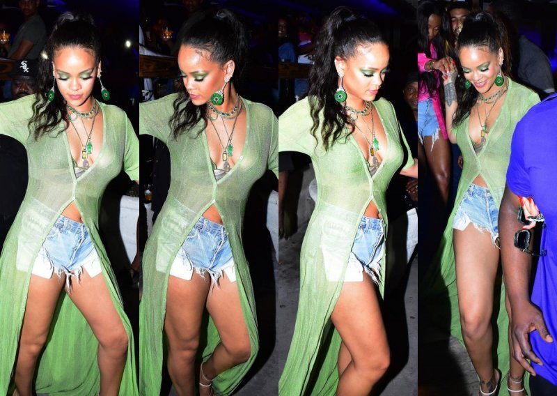 U vrućim hlačicama i prozirnoj haljini: Rihanna ukrala svu pozornost na bratovom rođendanu