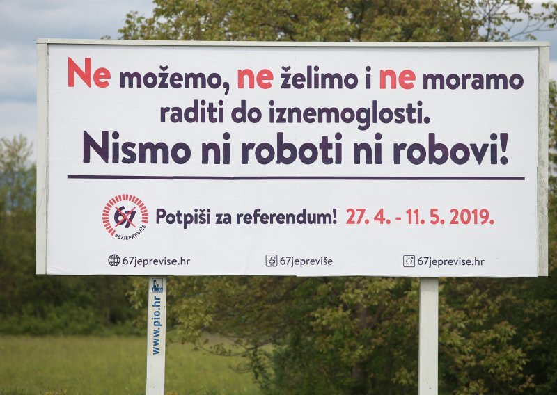 Slovenski sindikati podržali inicijativu hrvatskih sindikata "67 je previše"