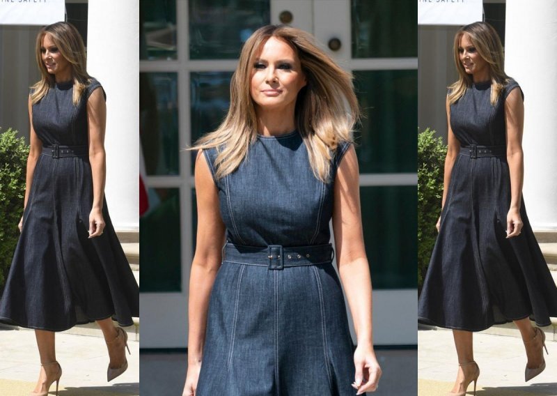 Melania Trump iznenadila odabirom haljine: Tko kaže da traper ne može biti elegantan?