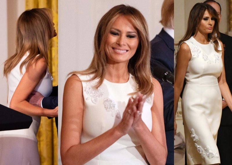 Melania Trump ponovno reciklirala: Nakon godinu dana iz ormara izvukla haljinu od 30 tisuća kuna