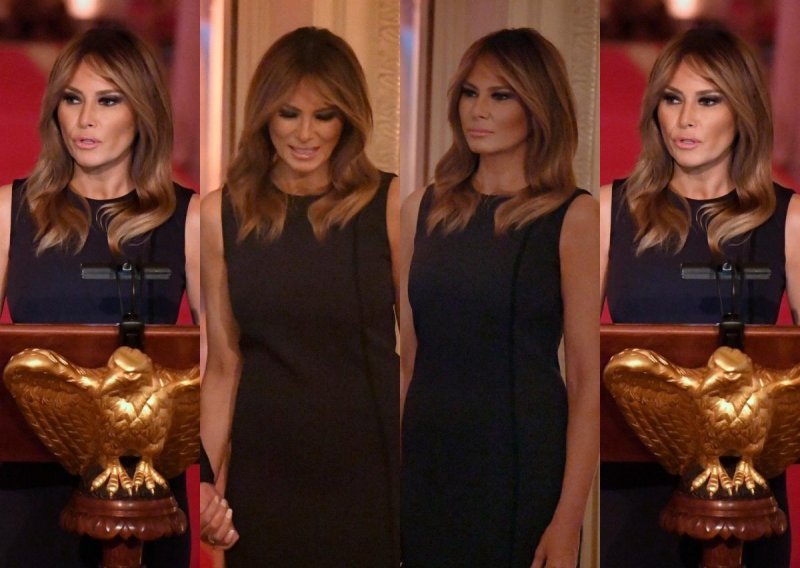 Melania Trump plijenila elegancijom u haljini od 40 tisuća kuna