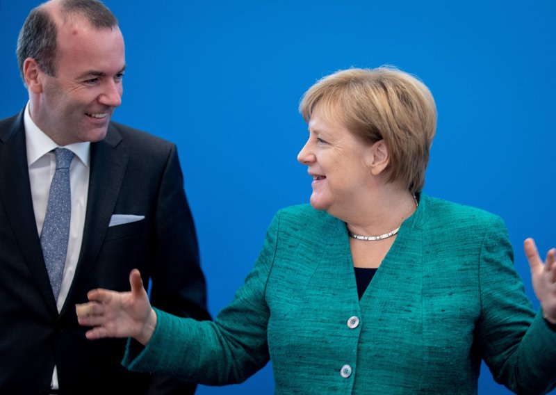 Angela Merkel i Manfred Weber dolaze središnji predizborni skup HDZ-a