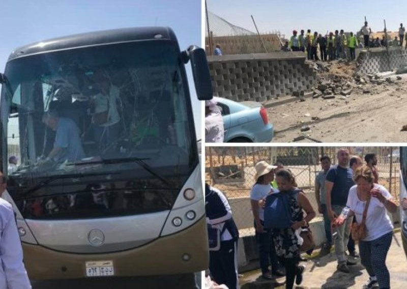 U bombaškom napadu na turistički autobus u Egiptu 17 ozlijeđenih