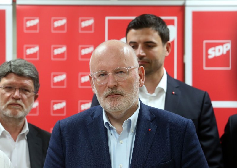 Frans Timmemans dao podršku SDP-ovim kandidatima za europske izbore