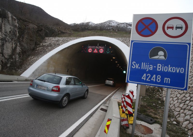U utorak od 8 sati zatvara se tunel Sveti Ilija