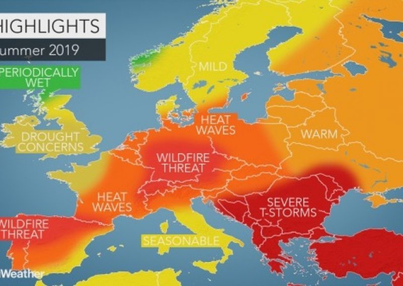 Poznati meteo servis izbacio prognozu za ljeto. Evo što nas čeka