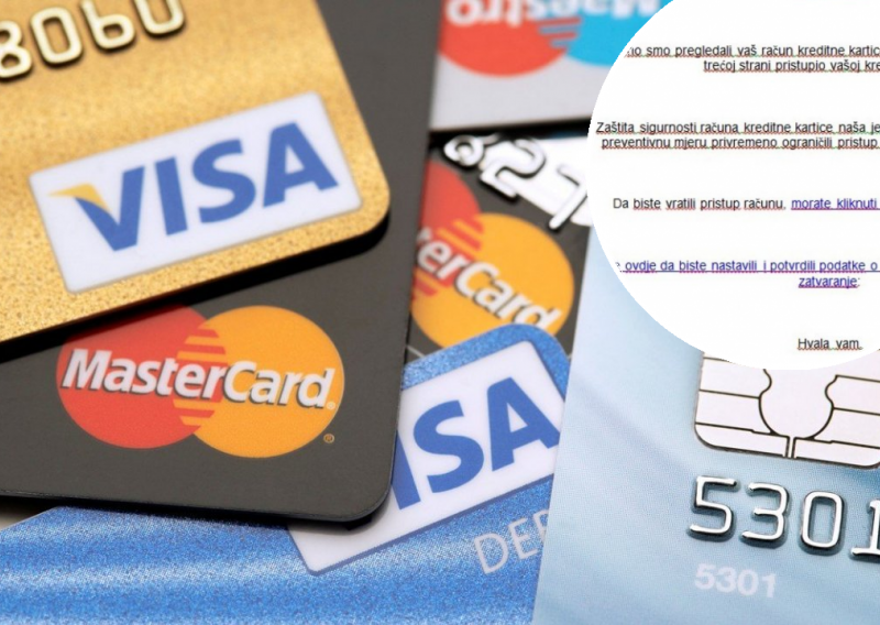 Primili ste upozorenje o neovlaštenom pristupu kreditnoj kartici? Ne nasjedajte, pokušavaju vas prevariti
