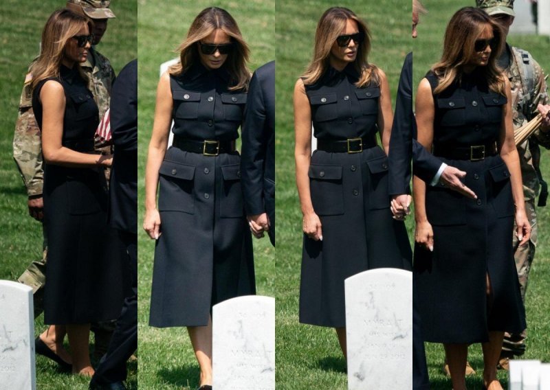 U crnom od glave do pete: Melania Trump u još jednoj šik haljini