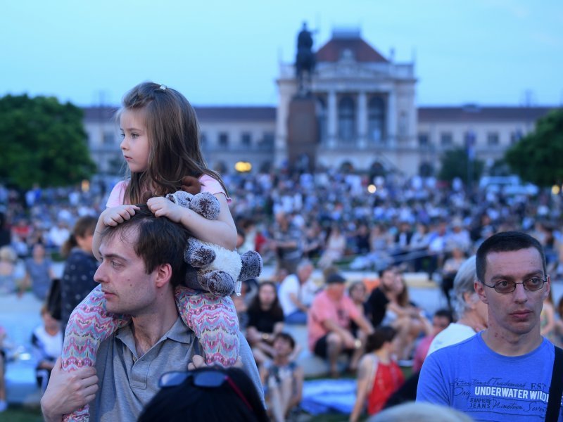 Koncert Simfonijskog orkestra HRT-a na Trgu kralja Tomislava u sklopu programa Zagreb Classic
