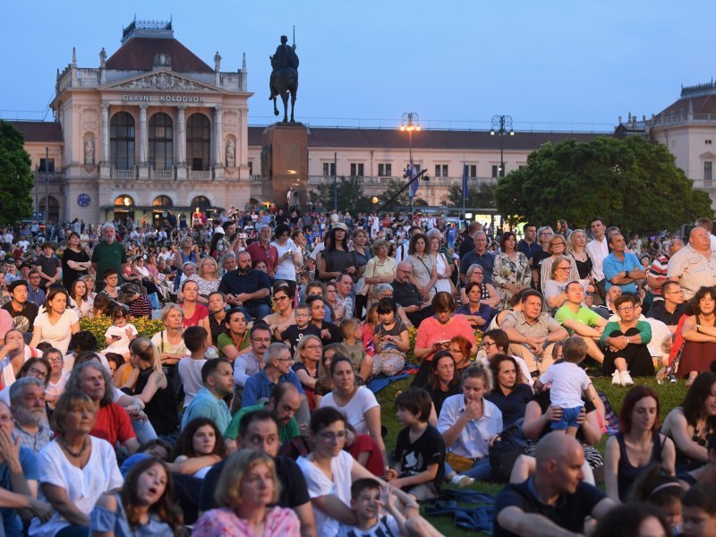 Koncert Simfonijskog orkestra HRT-a na Trgu kralja Tomislava u sklopu programa Zagreb Classic