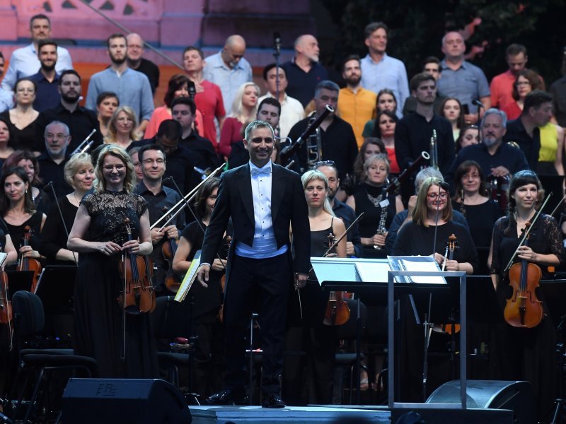 Koncert Simfonijskog orkestra HRT-a na Trgu kralja Tomislava u sklopu programa Zagreb Classic