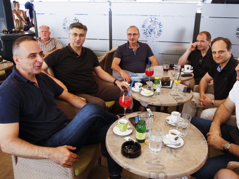 Mario Kapulica, Andrej Plenković, Gordan Grlić Radman