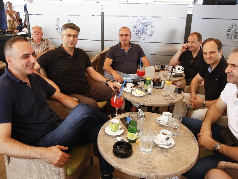 Mario Kapulica, Andrej Plenković, Gordan Grlić Radman