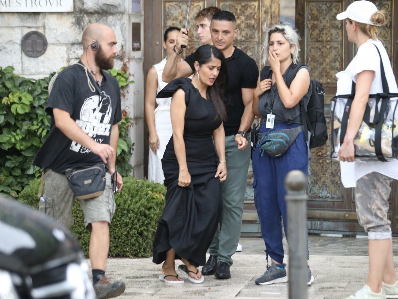 Owen Wilson i Salma Hayek odradili dio snimanja filma Bliss u splitskoj galeriji Meštrović