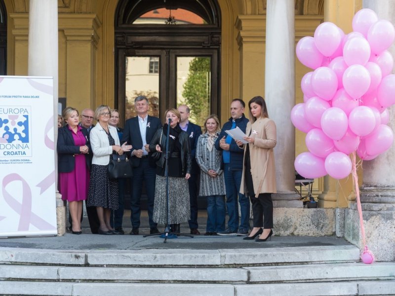 Udruga Europa Donna Hrvatska obilježila 20. Dan ružičaste vrpce