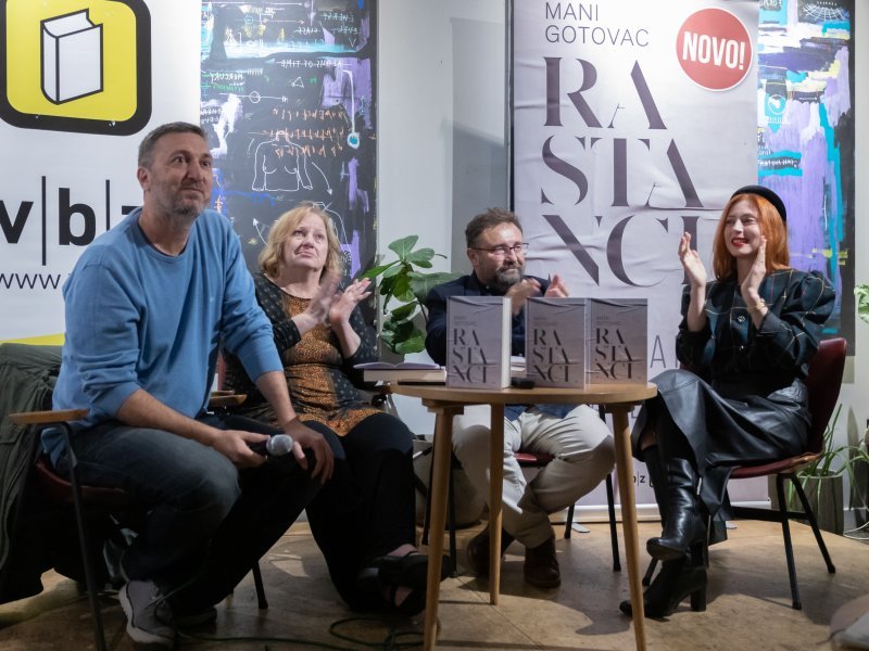 Promocija romana 'Rastanci' Mani Gotovac