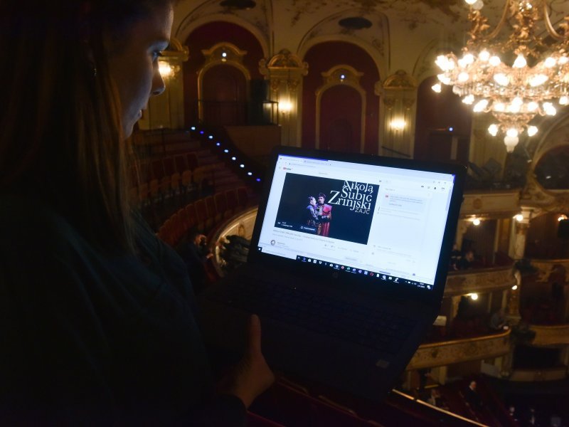 Zagreb: Opera Nikola Šubić Zrinjski u HNK emitirana je u live streamu