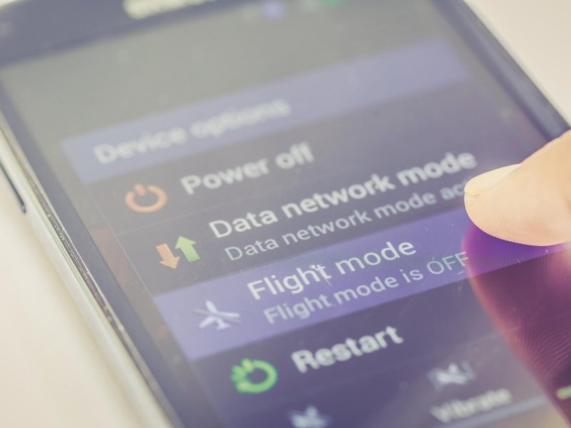 Stavite smartfon u zrakoplovni način rada