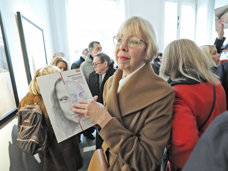 Otvorena je izložba Dimitrija Popovića posvećena Leonardu da Vinciju